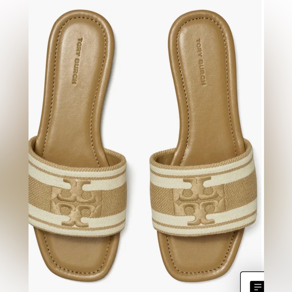 Tory Burch double T slide